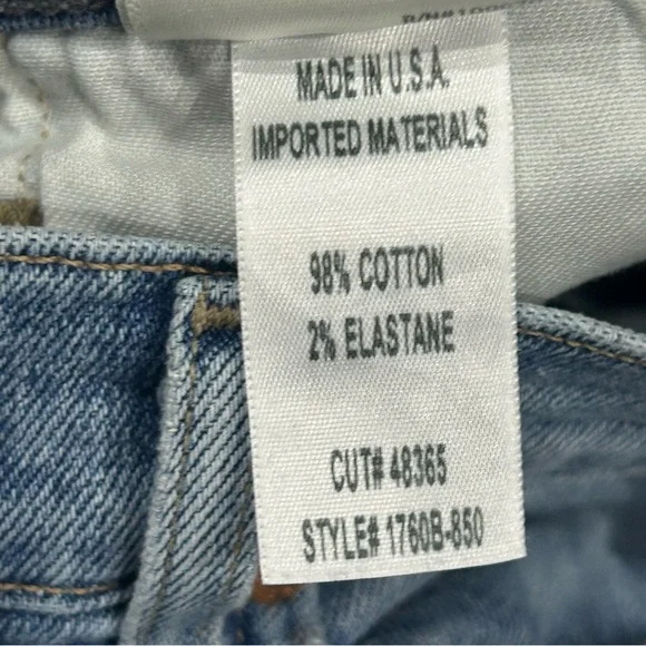 Citizens of Humanity Olivia Crop High Rise Slim Jeans Renew‎ Wash Blue Size 25 - Picture 9 of 12